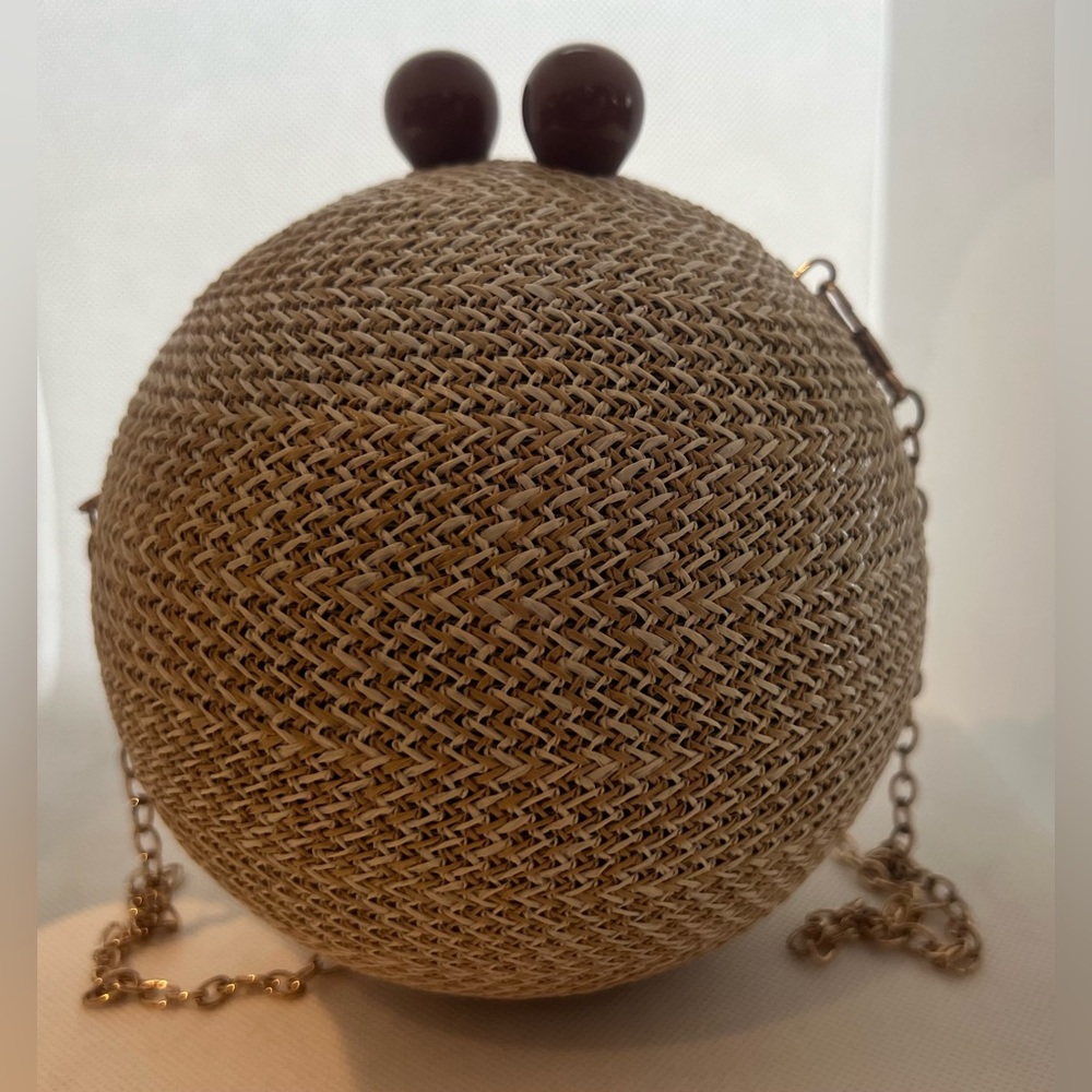 Boohoo Tan Woven Shoulder Bag